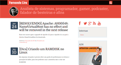 Desktop Screenshot of fernandolira.com