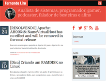 Tablet Screenshot of fernandolira.com